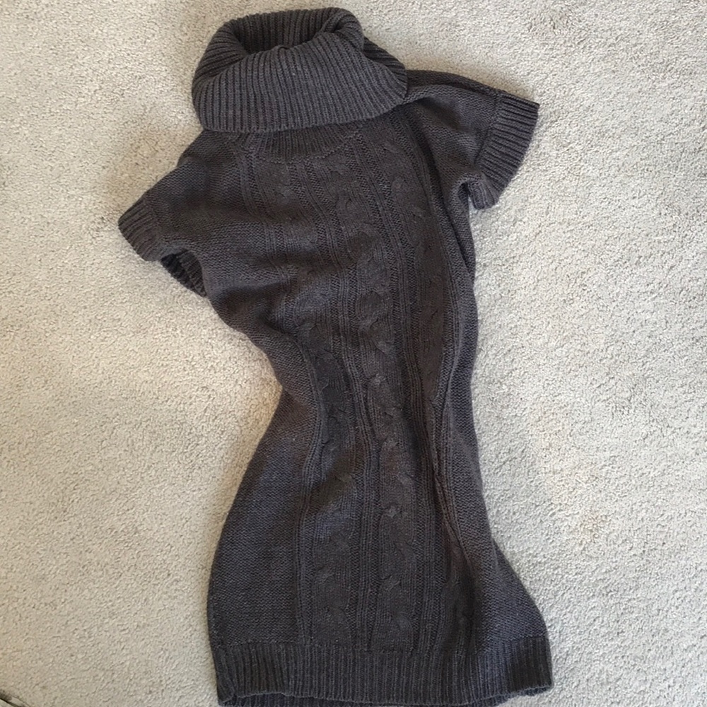 Dark brown tunic sweater